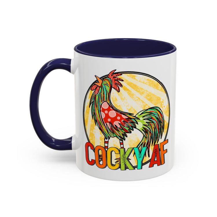 Cocky AF Rooster Mug