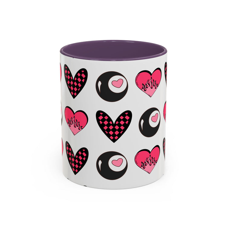 Hearted Eightball Mug