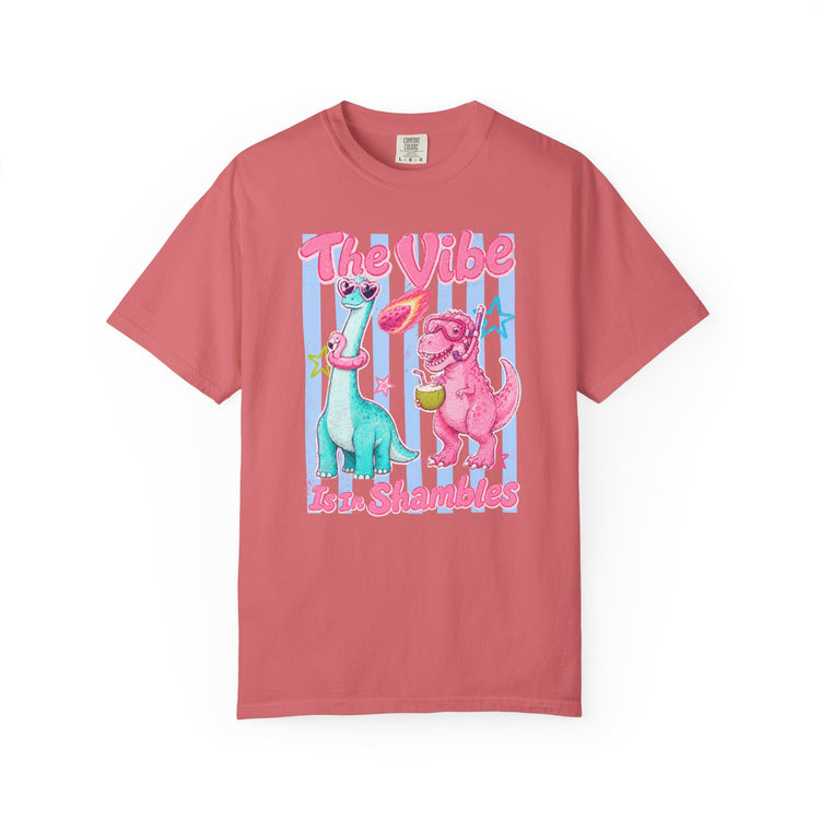 The Vibe Is In Shambles Retro Dino Tee
