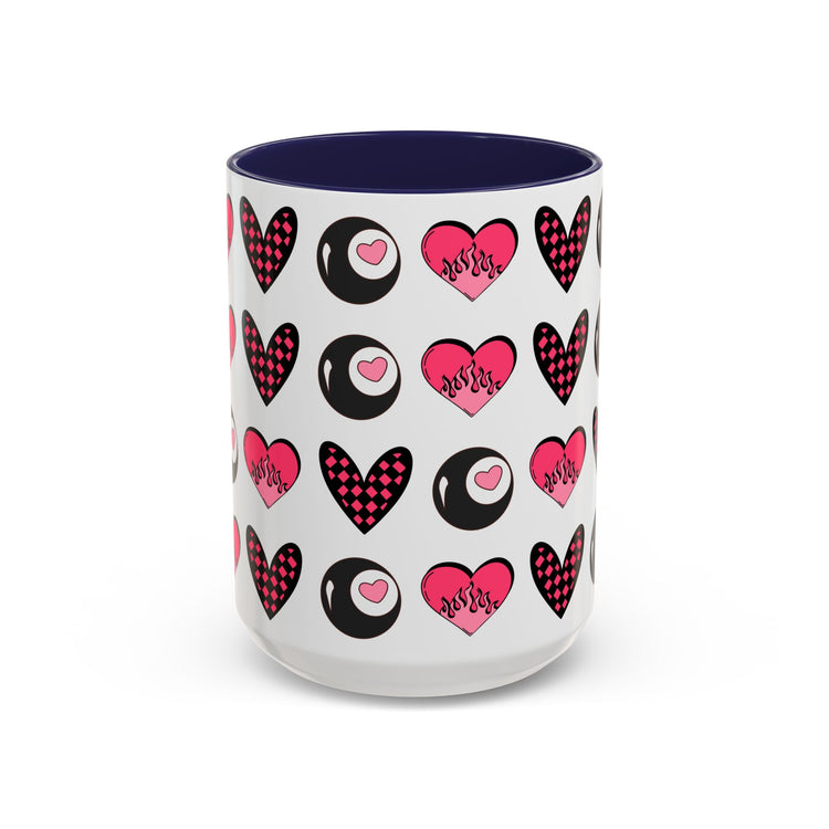 Hearted Eightball Mug