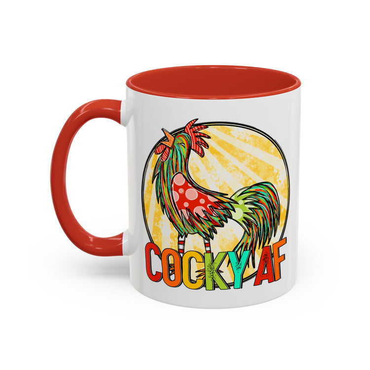 Cocky AF Rooster Mug