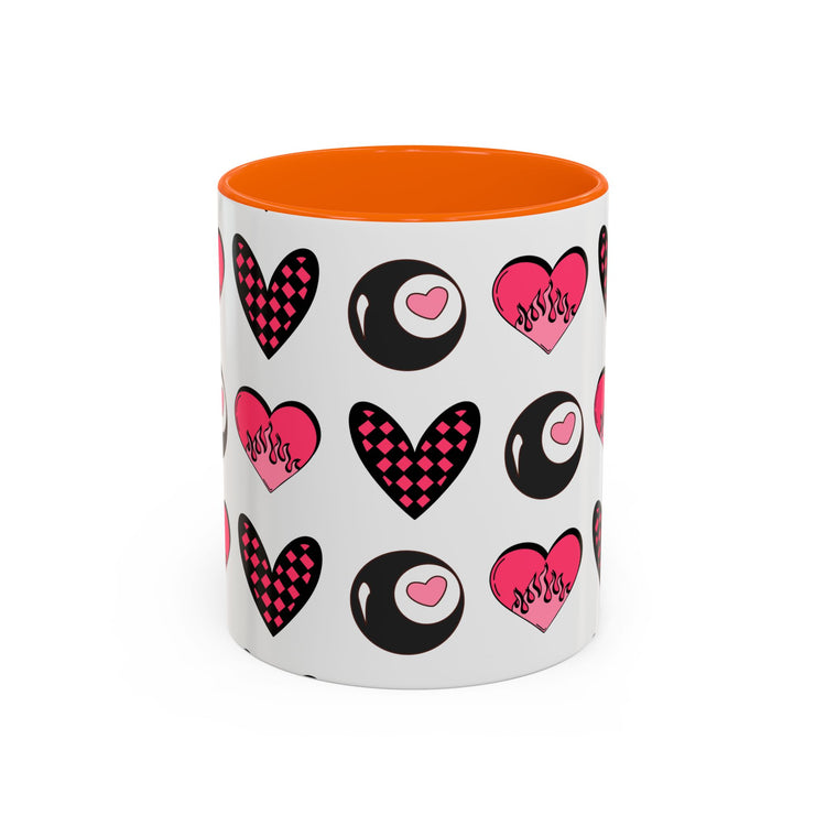 Hearted Eightball Mug