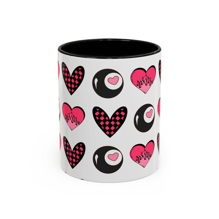 Hearted Eightball Mug