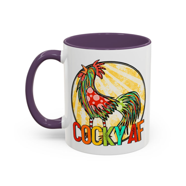 Cocky AF Rooster Mug
