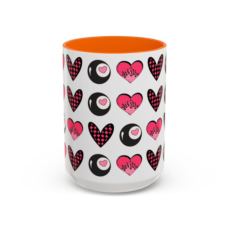 Hearted Eightball Mug