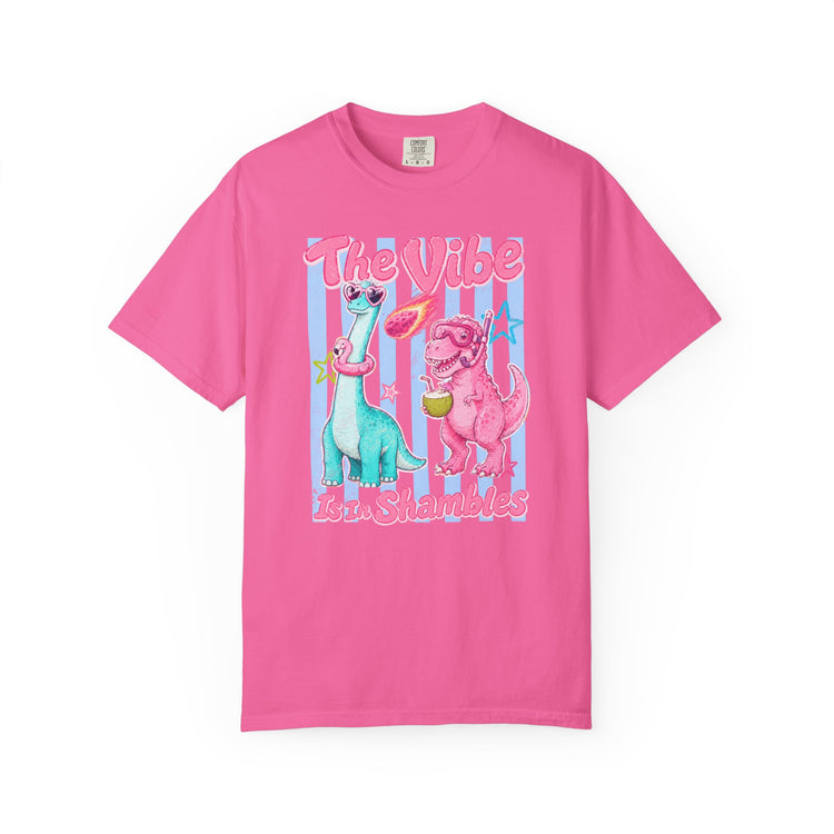 The Vibe Is In Shambles Retro Dino Tee