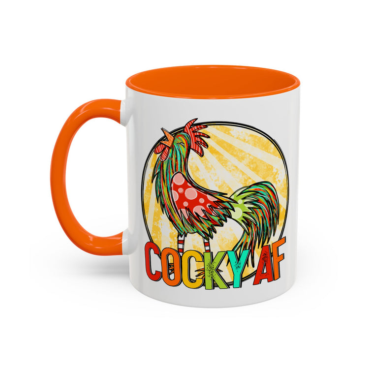 Cocky AF Rooster Mug