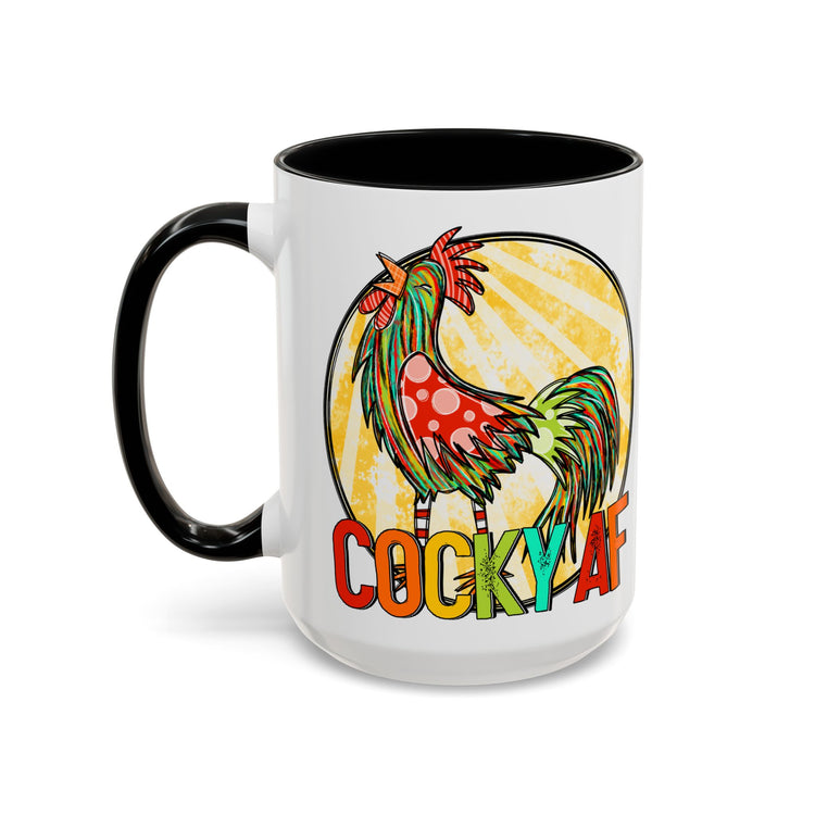 Cocky AF Rooster Mug