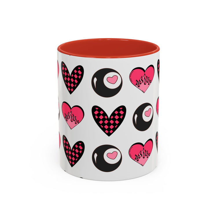 Hearted Eightball Mug