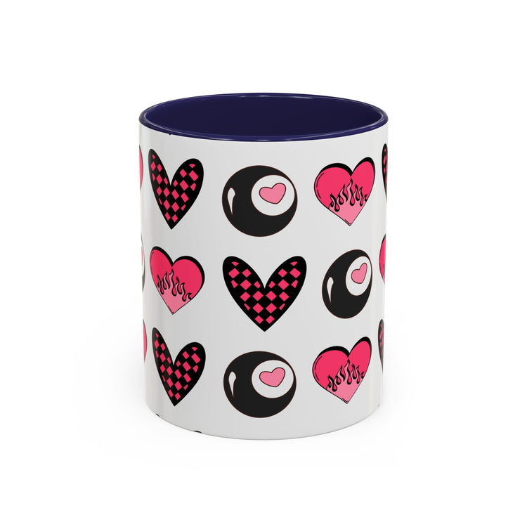 Hearted Eightball Mug