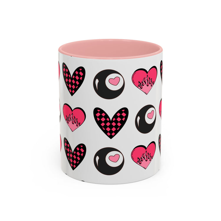 Hearted Eightball Mug