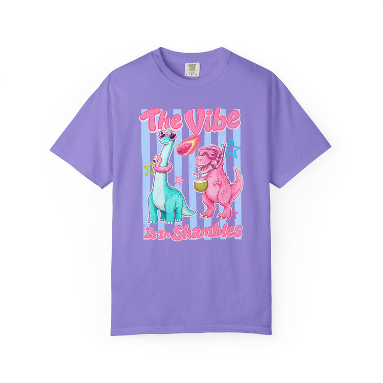 The Vibe Is In Shambles Retro Dino Tee