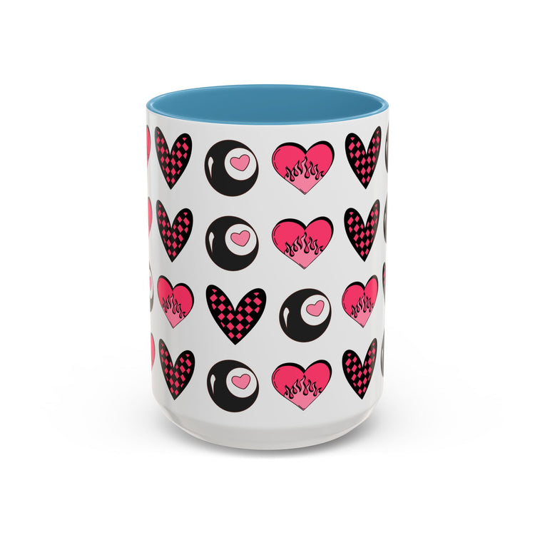 Hearted Eightball Mug