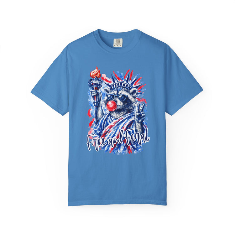 Free and Feral Raccoon Tee