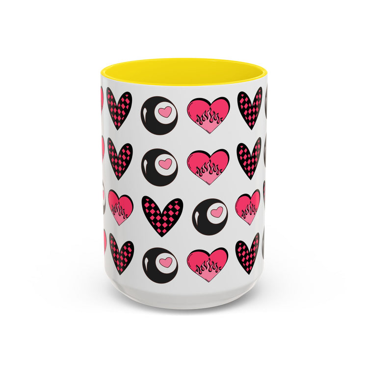 Hearted Eightball Mug