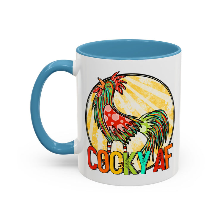 Cocky AF Rooster Mug