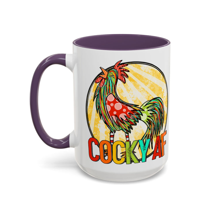 Cocky AF Rooster Mug