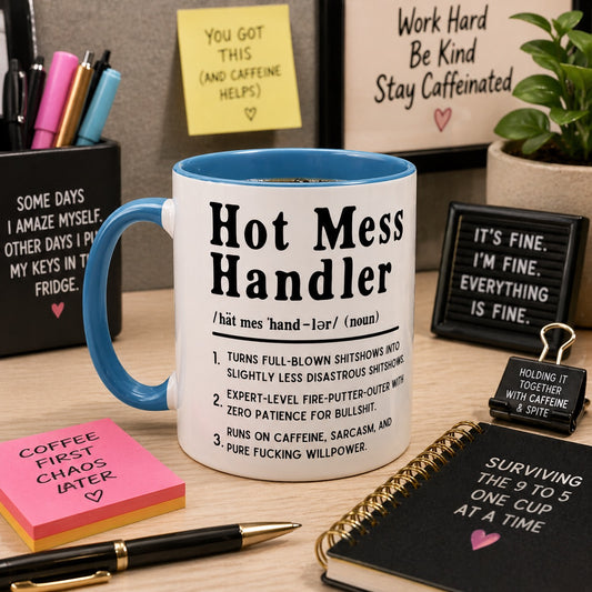 Hotmess Handler Definition Mug