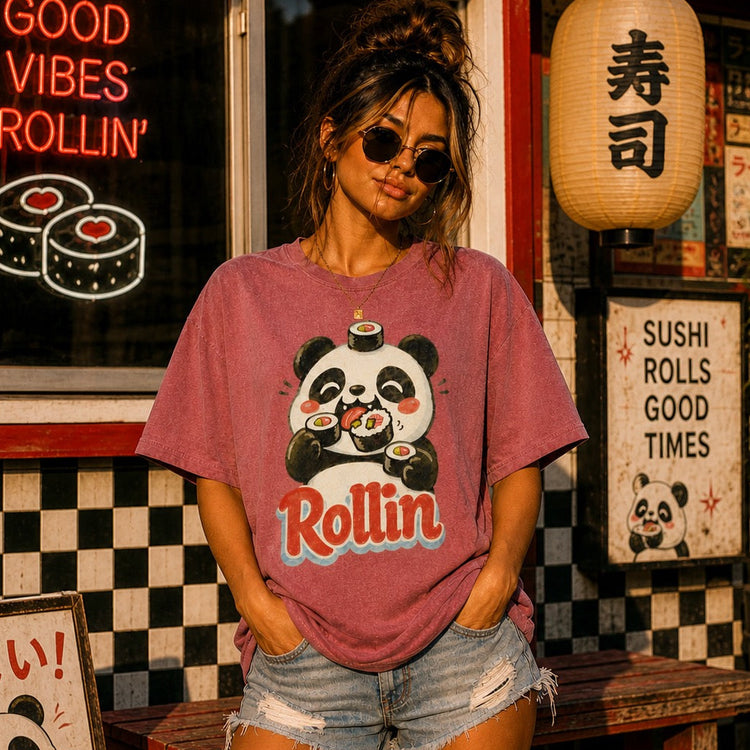 Kawaii Sushi Panda Tee
