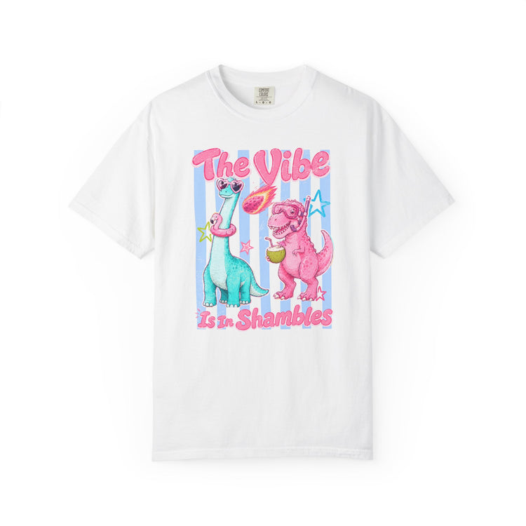 The Vibe Is In Shambles Retro Dino Tee