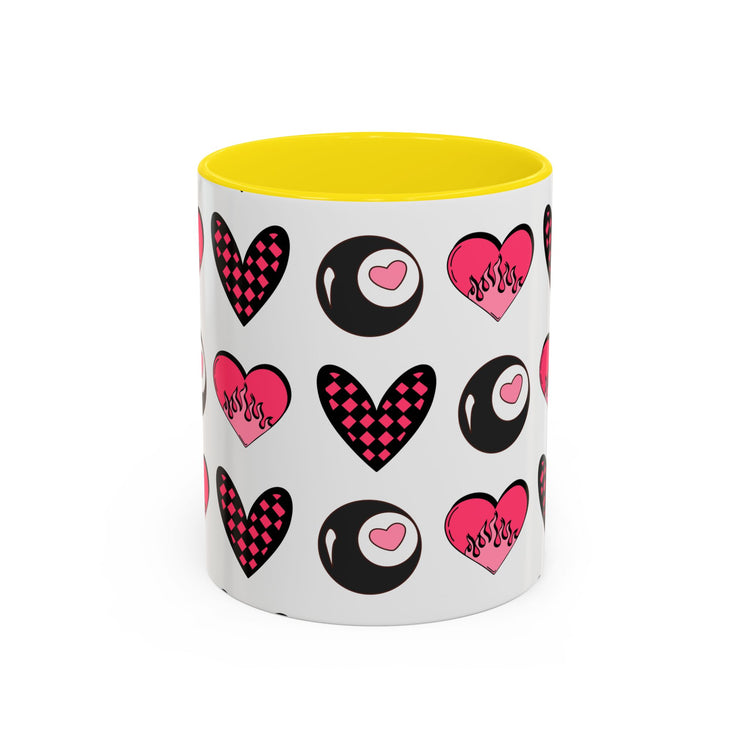 Hearted Eightball Mug