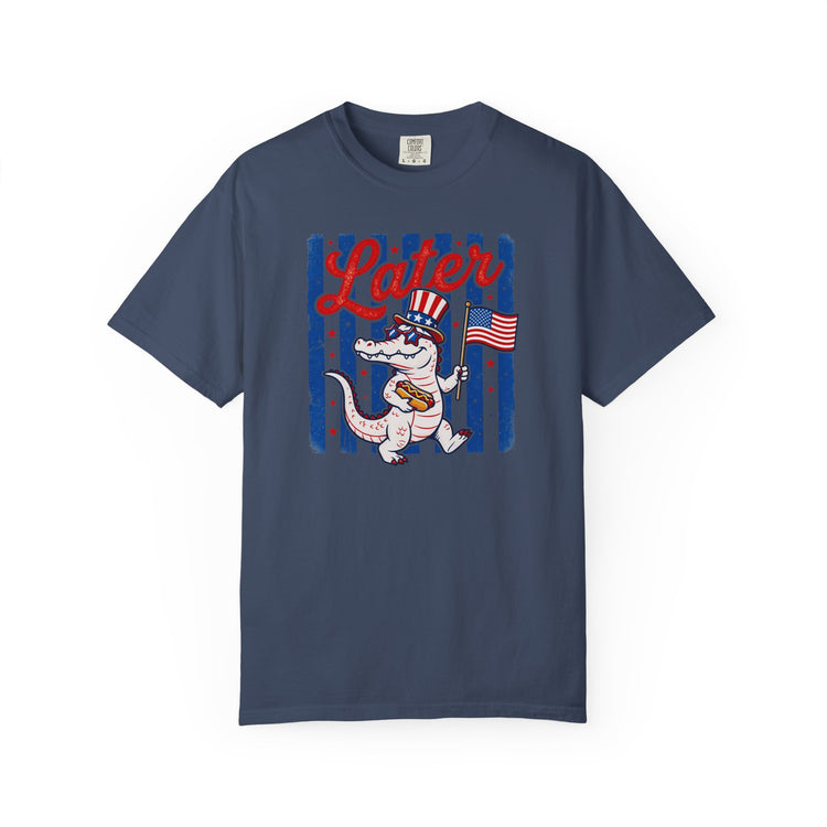 Later Gator Patriotic Alligator Tee