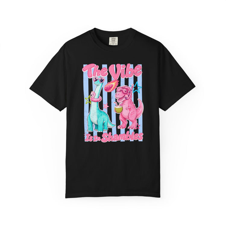 The Vibe Is In Shambles Retro Dino Tee