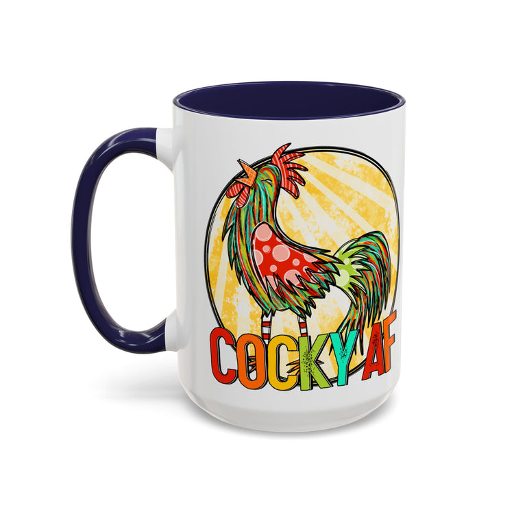 Cocky AF Rooster Mug