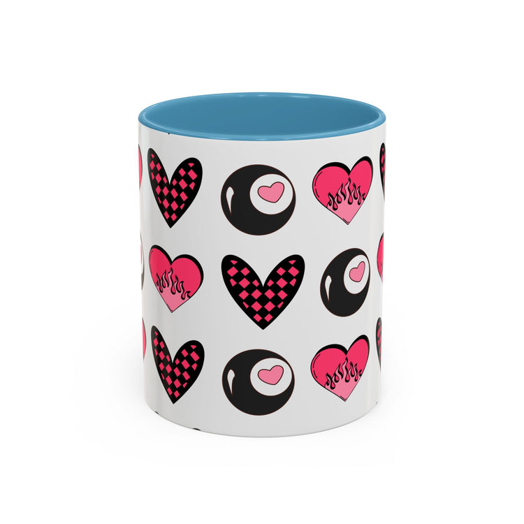 Hearted Eightball Mug