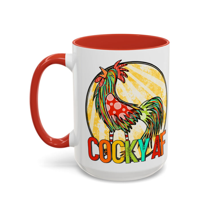 Cocky AF Rooster Mug