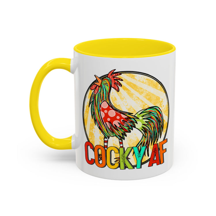 Cocky AF Rooster Mug