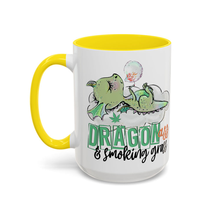 Dragon Ass & Smoking Grass Mug 🐉🌿