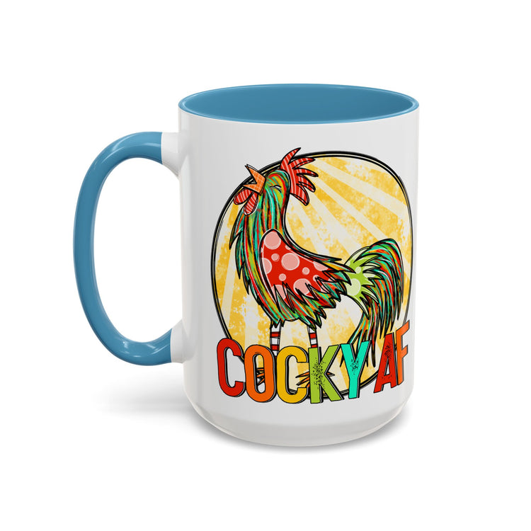 Cocky AF Rooster Mug