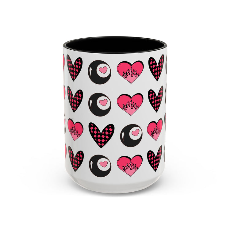 Hearted Eightball Mug