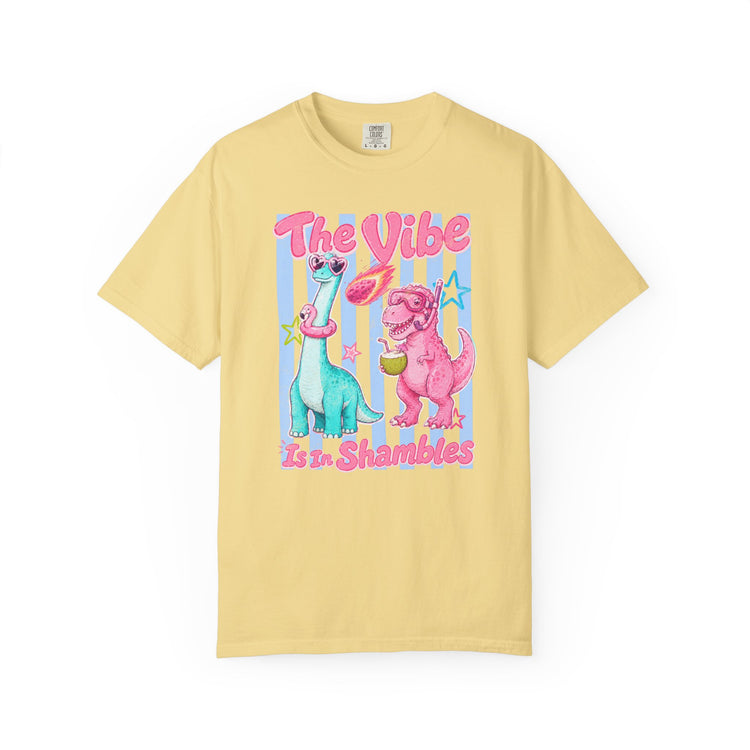 The Vibe Is In Shambles Retro Dino Tee