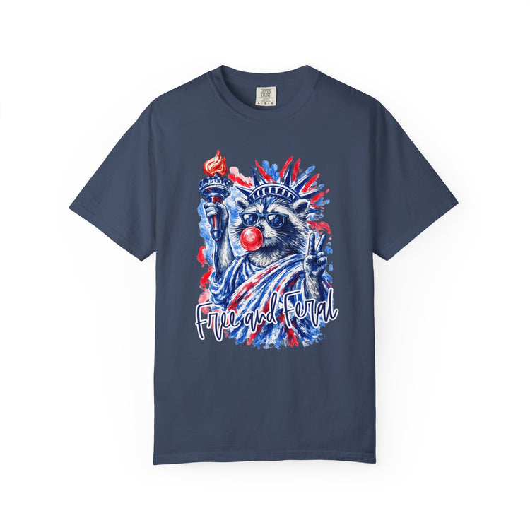 Free and Feral Raccoon Tee
