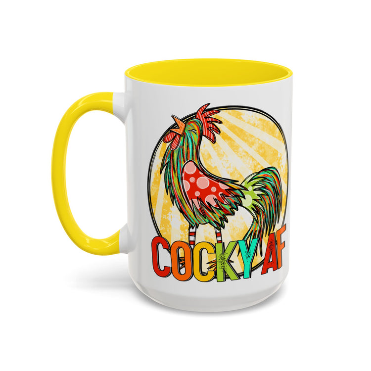 Cocky AF Rooster Mug