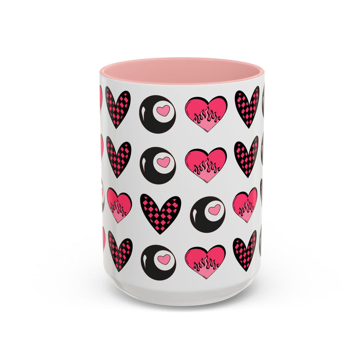 Hearted Eightball Mug