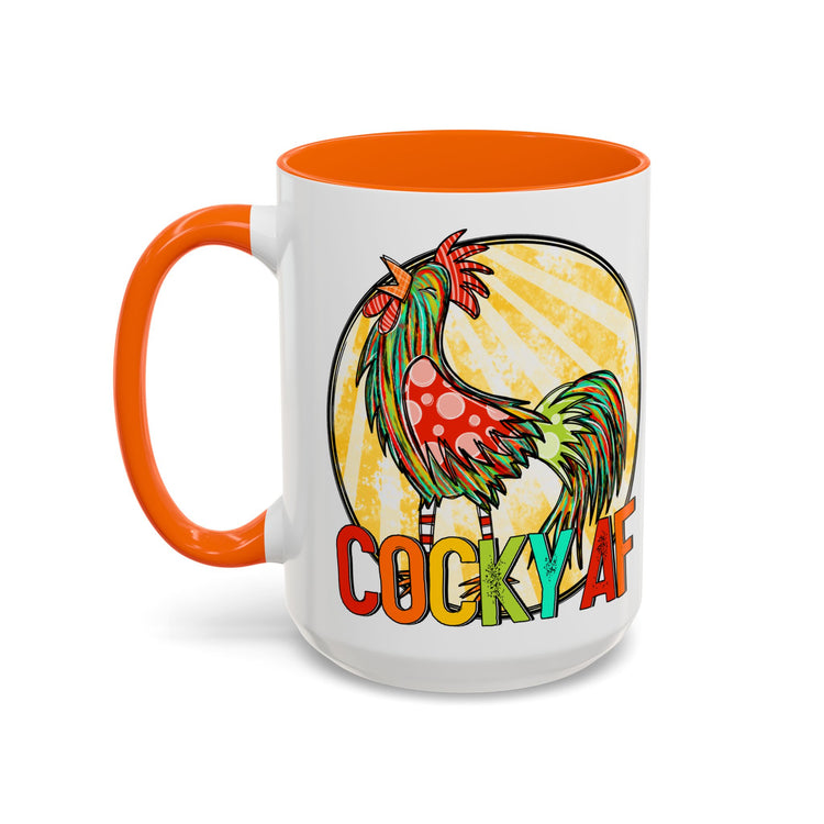 Cocky AF Rooster Mug
