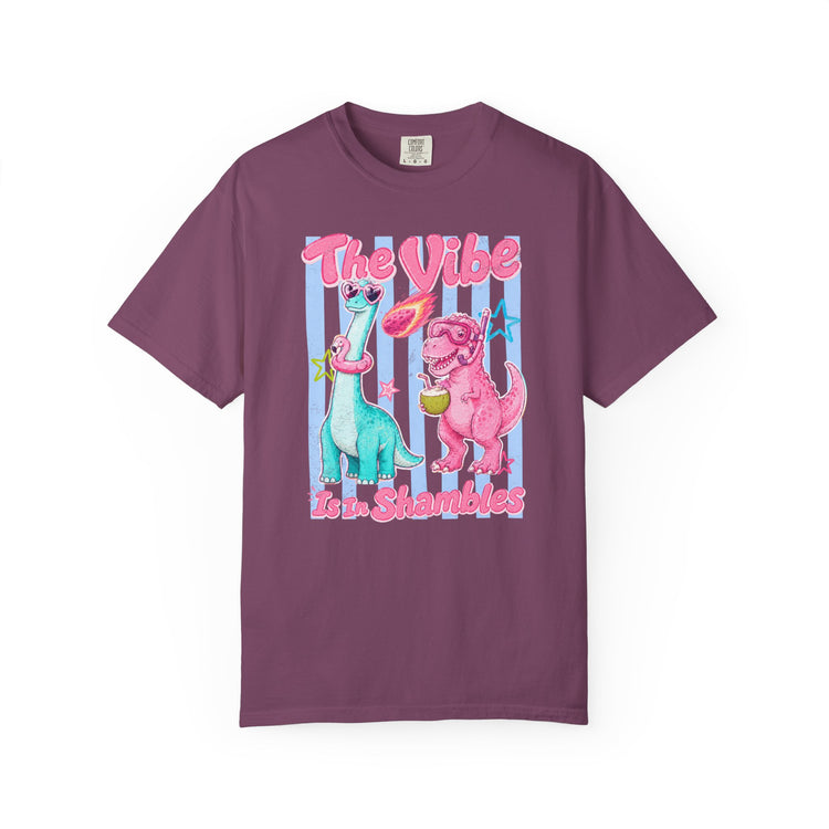 The Vibe Is In Shambles Retro Dino Tee