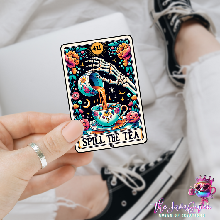 Spill the tea Sticker