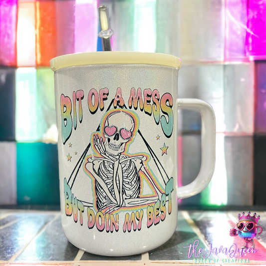 HOLOGRAPHIC MUG ⭐️Bit of a mess⭐️