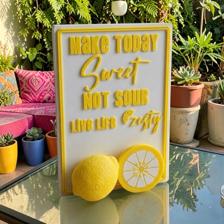 Make Today Sweet Lemon Sign 🍋