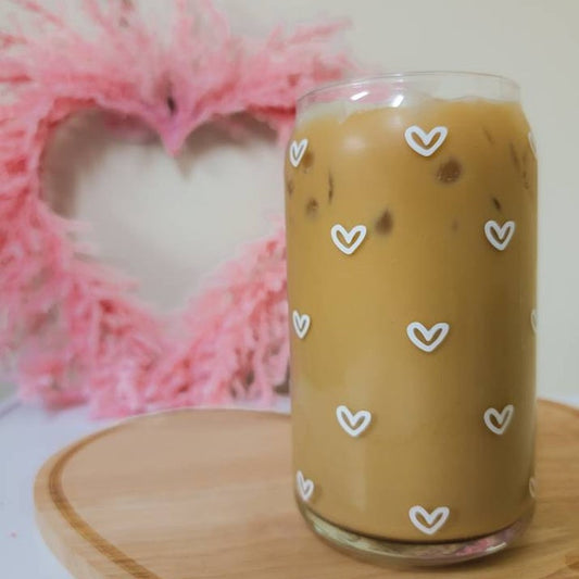 Mini Heart Glass Cup