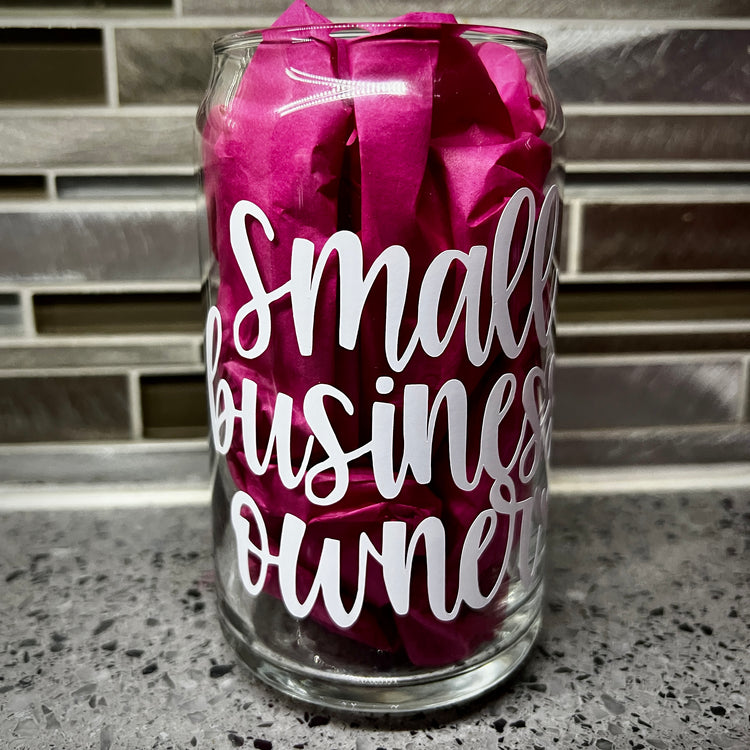 Small Business Owner Glass